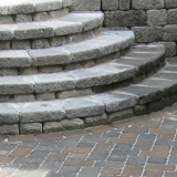 stenen trap tuin